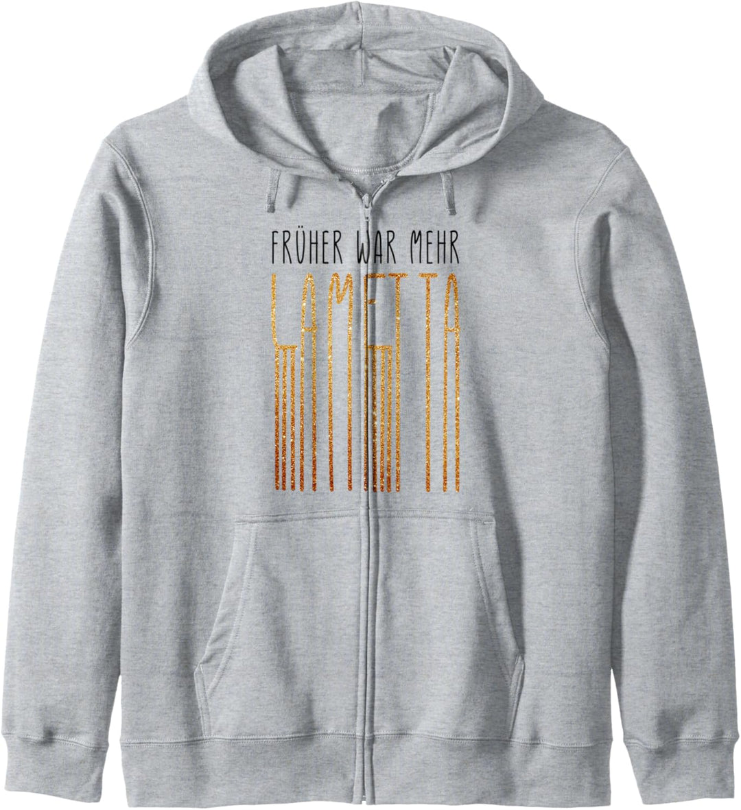 Früher war mehr Lametta Lustig Spruch Weihnachten Damen Kapuzenjacke
