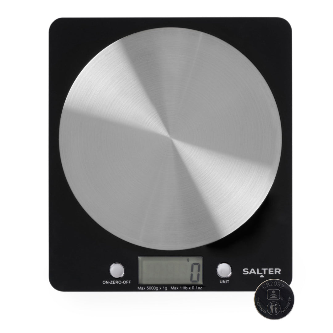 Salter Digital Kitchen Weighing Scales –Stylish Slim Design Electronic Cooking Scale for Home + Kitc