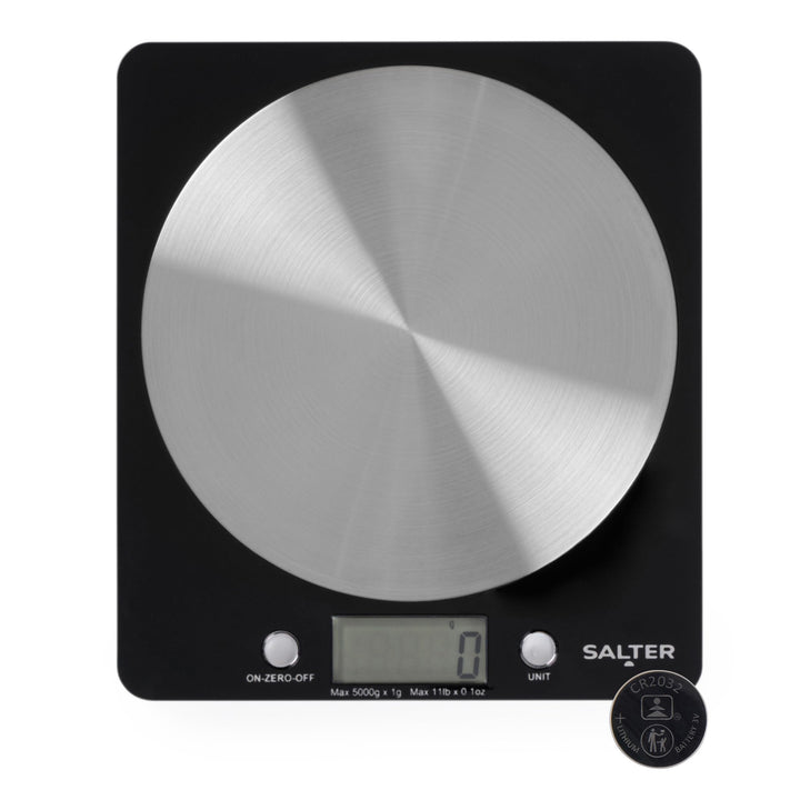 Salter Digital Kitchen Weighing Scales –Stylish Slim Design Electronic Cooking Scale for Home + Kitc