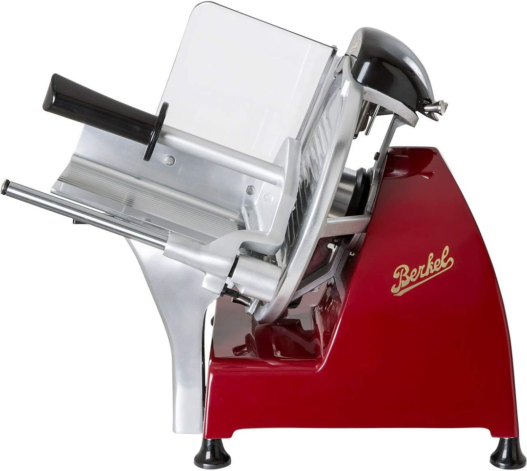 BERKEL - Allesschneider Red Line 250 + Schneidebrett aus Esche und Edelstahl