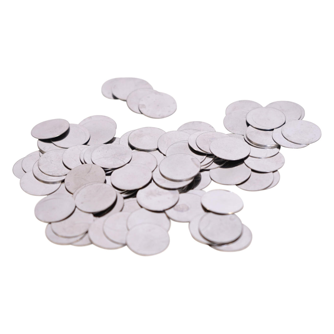 Metallplättchen für Toniefiguren, Haftgrund für Magnete, Metallscheiben aus magnethaftendem Edelstah