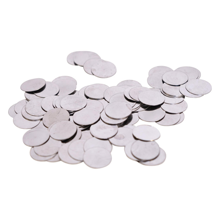 Metallplättchen für Toniefiguren, Haftgrund für Magnete, Metallscheiben aus magnethaftendem Edelstah