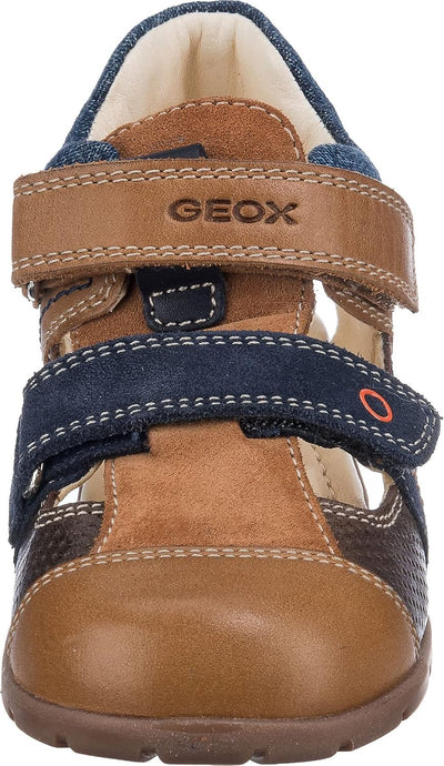 Geox B Kaytan A Lauflernschuhe 22 EU Caramel Navy, 22 EU Caramel Navy