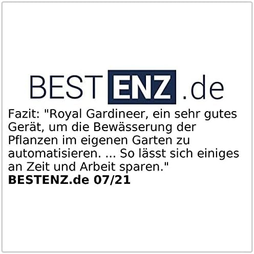 Royal Gardineer Bewässerung Computer: Digitaler Bewässerungscomputer mit LCD-Display (Gartenbewässer