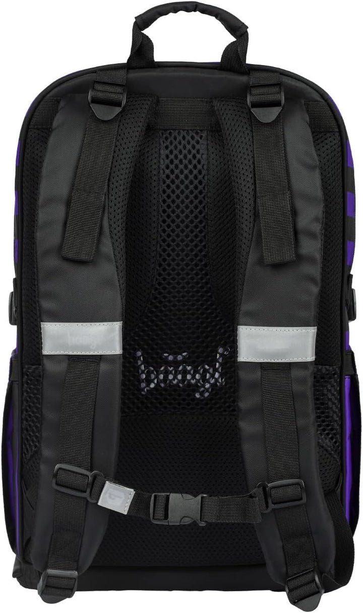 Baagl Schulrucksack Set Mädchen 3 Teilig - Schultasche ab 3. Klasse - Grundschule Ranzen mit Brustgu