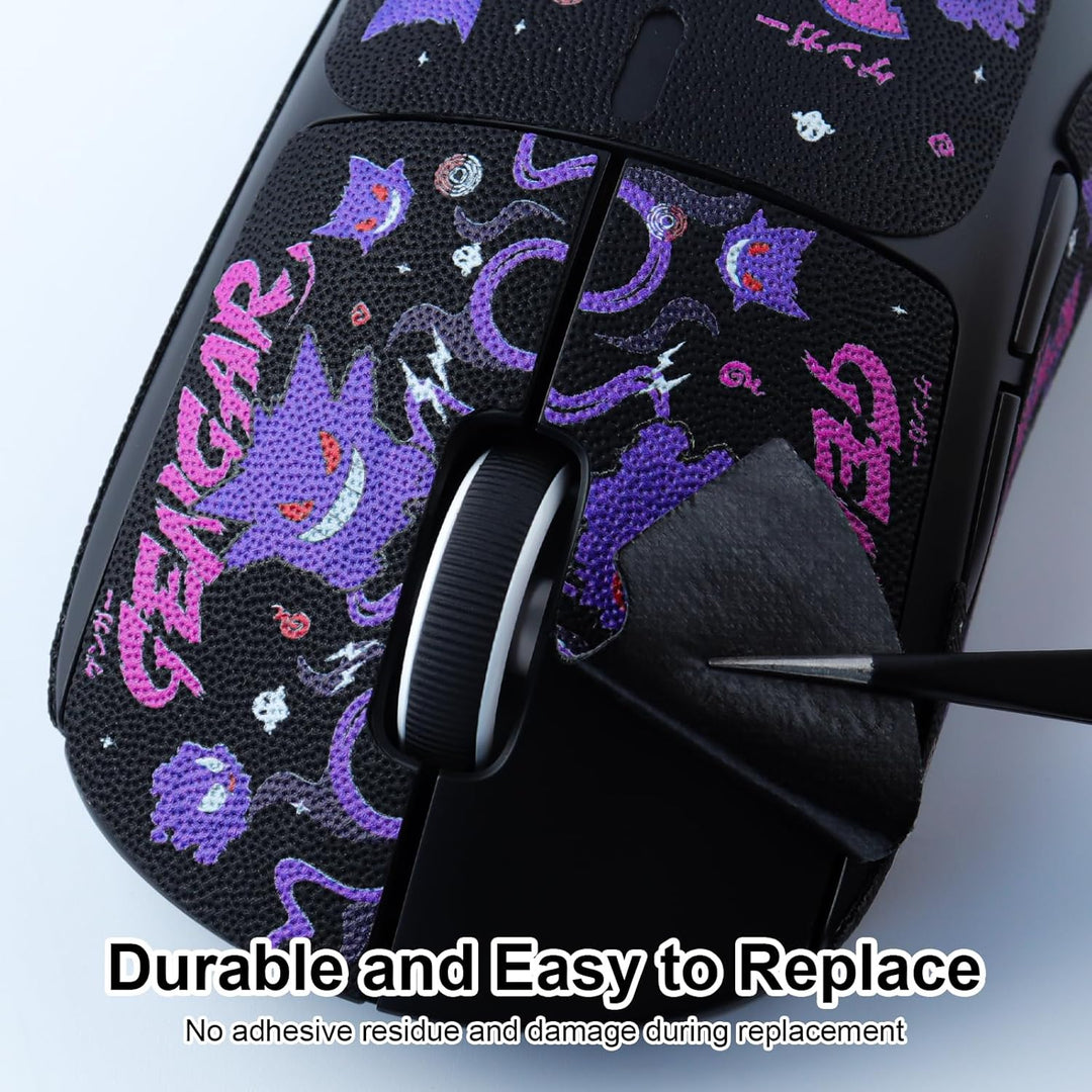 Hyekic Mouse Grip Tape Fit for Logitech G PRO X Superlight, 6 Pieces, Anti-Slip Gaming Mouse Skins,