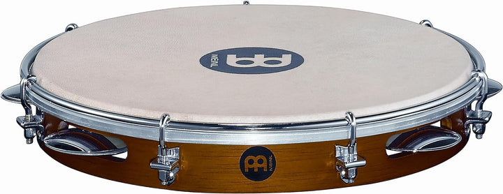 Meinl Percussion PA10CN-M Wood Pandeiro, 25,40 cm (10 Zoll) Durchmesser, chestnut