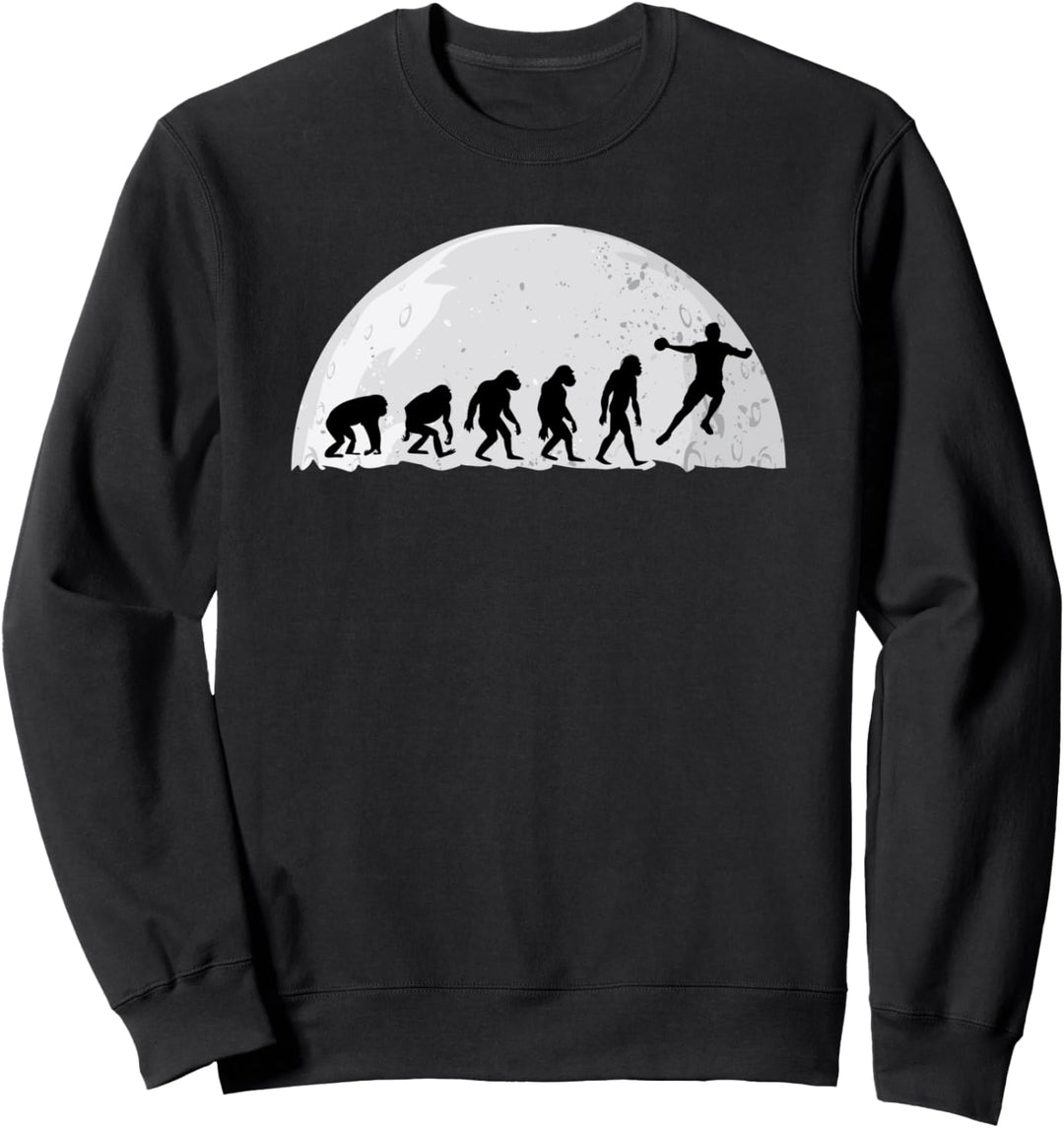 Handball Evolution Handballer Ballsport Handballspieler Sweatshirt