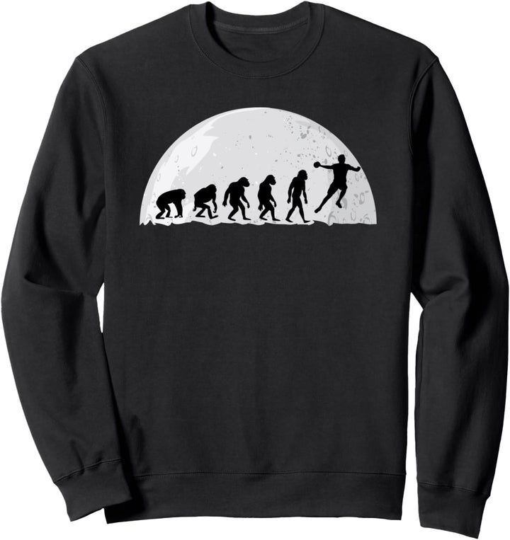 Handball Evolution Handballer Ballsport Handballspieler Sweatshirt