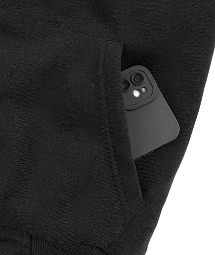 SwissWell Hoodies Herren Gefütterte Sweatjacke mit Kapuze Winter Jacke Reissverschluss Warmer Fleece