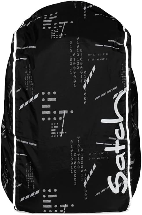 satch Regenschutz für Schulrucksäcke, wasserdicht und schmutzabweisend mit Reflektoren Einheitsgröss