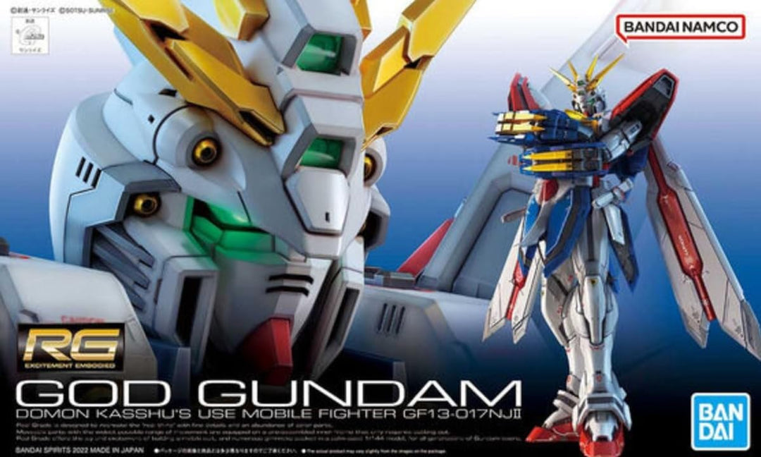 Bandai Modellbausatz Gundam - RG 1/144 God Gundam - Modellbausatz Modern, Modern
