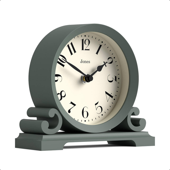 JONES CLOCKS® Saloon Kaminsimsuhr - Traditionelles/Klassisches Design - Schlafzimmeruhr - Wohnzimmer