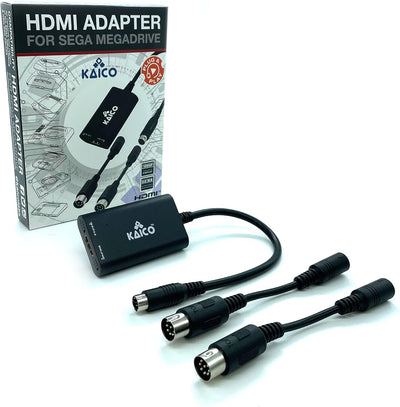 Kaico HDMI-Adapter für SEGA Megadrive 1080p - Für SEGA Genesis - Unterstützt S Video auf HDMI - Unte