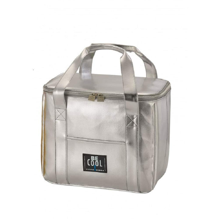 foolonli Kühltasche Kühlbox 25 Liter Silber hochwertig BE CooL City Picknickkorb