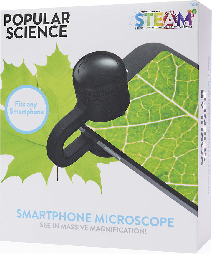 POPULAR SCIENCE Smartphone Mobiltelefon Mikroskop für Kinder- Handy Mikroskop