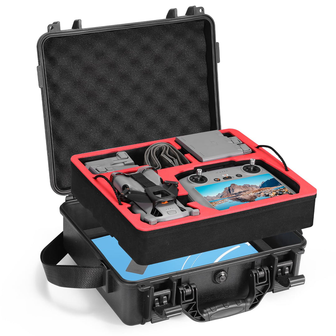 FPVtosky Wasserdicht Koffer für DJI Mini 5 Pro/Fly More Combo, Zweilagig Tasche für Mavic Mini 5 Pro