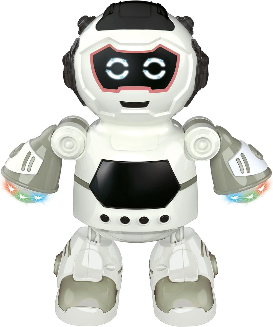 Spielzeugroboter mit Lichtern und Klängen, Tanz spielt und leuchtet Roboter, gehen mit Lichtern und