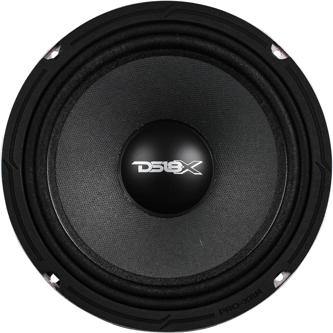 DS18 PRO-X8M Auto-Mitteltöner-Lautsprecher, 20,3 cm (8 Zoll), 550 W, 8 Ohm, Bass-Lautsprecher 20,3 c