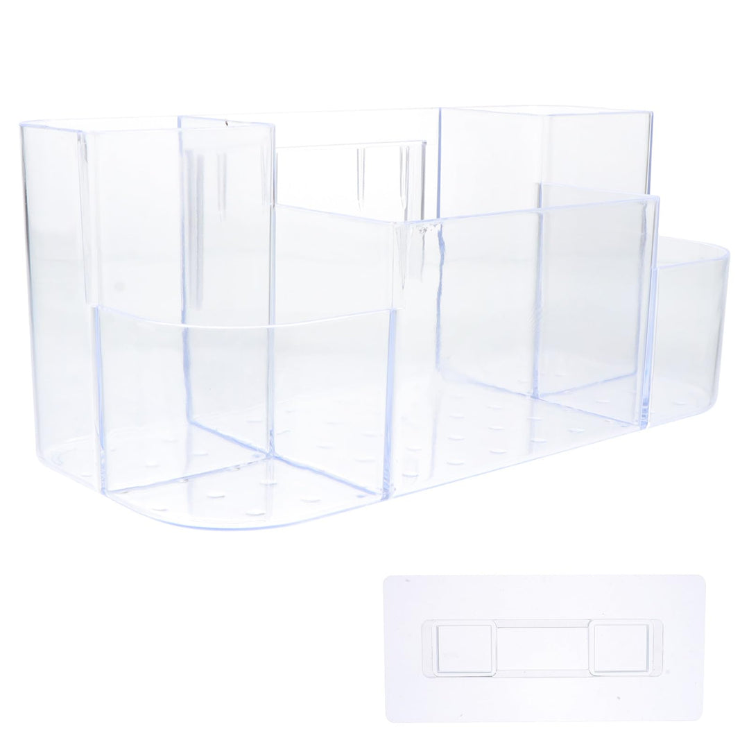 Healvian Kosmetikbox Mit Deckel Wandmontiert Transparente Aufbewahrungsbox Für Badezimmer Küche Büro