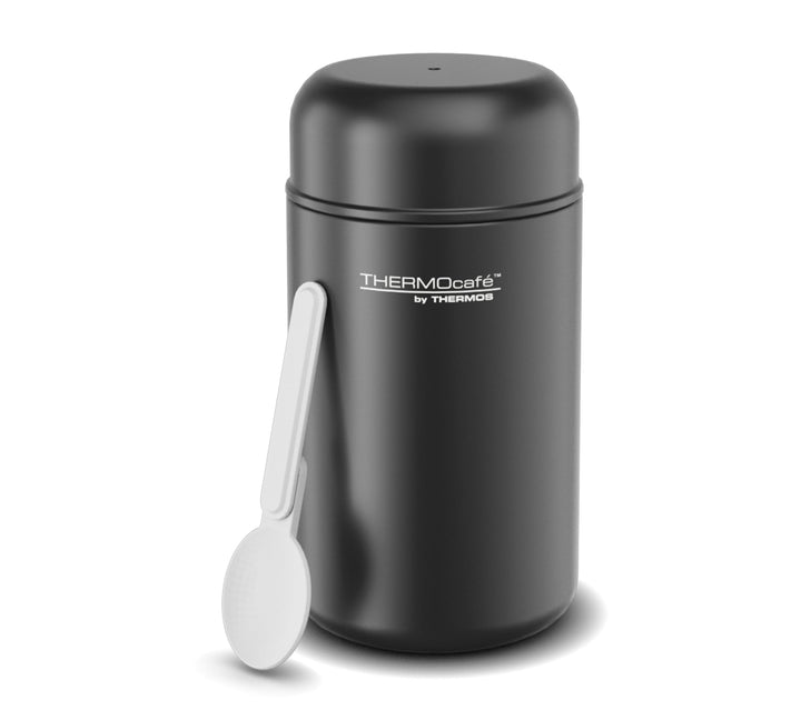 THERMOcafé by THERMOS TC DAILY FOOD JAR black mat 0,40l, 6h heiss & 12h kalt, mit Löffel, Thermobehä