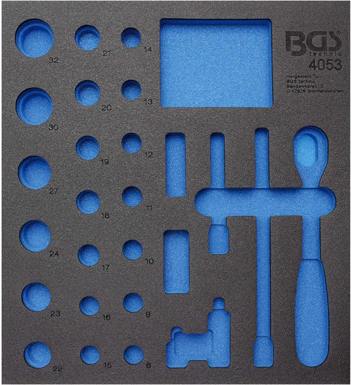 BGS 4053-1 | Werkstattwageneinlage 2/3 | leer | für Art. 4053 Einlage, leer, Einlage, leer