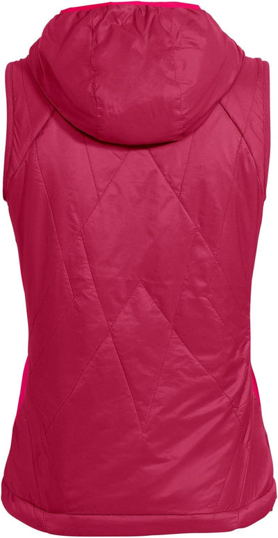 VAUDE Women's Freney Hybrid Iv Vest 38 crimson red, 38 crimson red