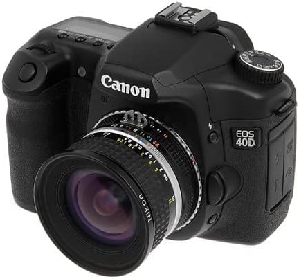 Fotodiox Pro Lens Mount Adapter Compatible with Nikon F-Mount Lenses on Canon EOS (EF, EF-S) Mount D