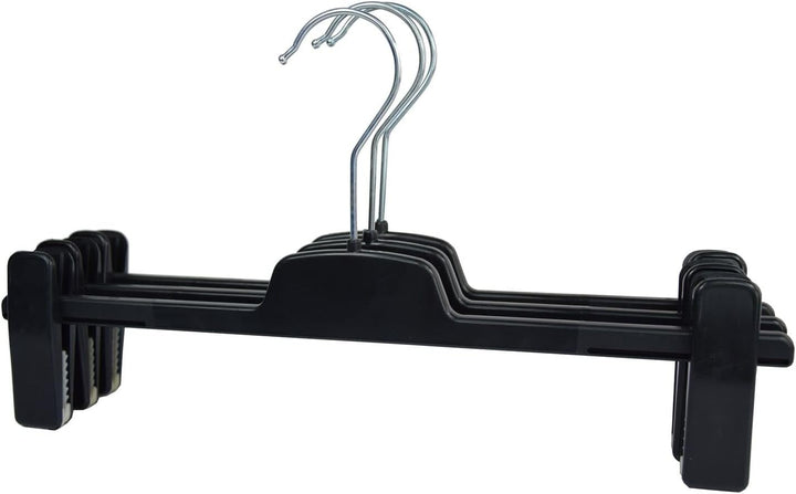 Hosenbügel CL Hosenspanner 10 Stück Kleiderbügel Kunststoff 40 cm | rutschfeste gummierte und verste