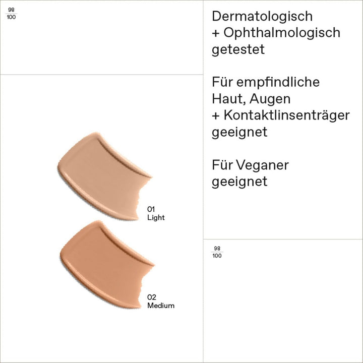 KORRES Natural Radiance Concealer Medium 02, cremiger, leichter Concealer mit mittlerer Deckkraft un