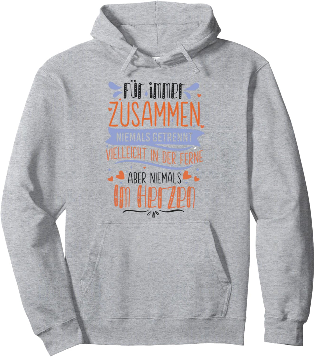 Lustiges Fernbeziehung Spruch für Freund Freundin Pullover Hoodie