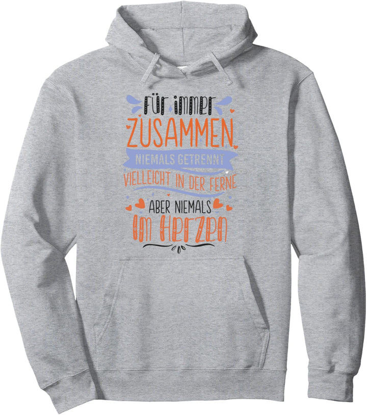 Lustiges Fernbeziehung Spruch für Freund Freundin Pullover Hoodie