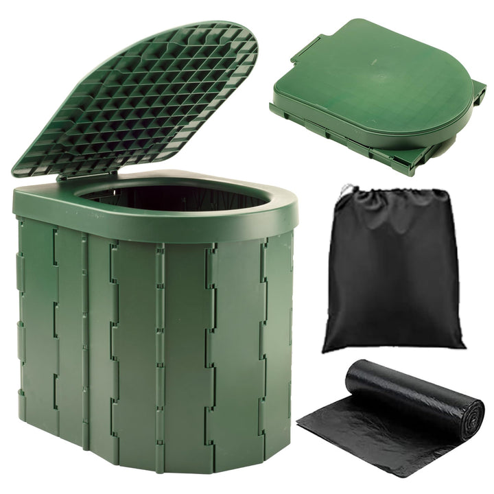 KINSPORY Campingtoilette, Mobile Toilette, Trenntoilette, Tragbare Toilette für Draussen oder Drinne