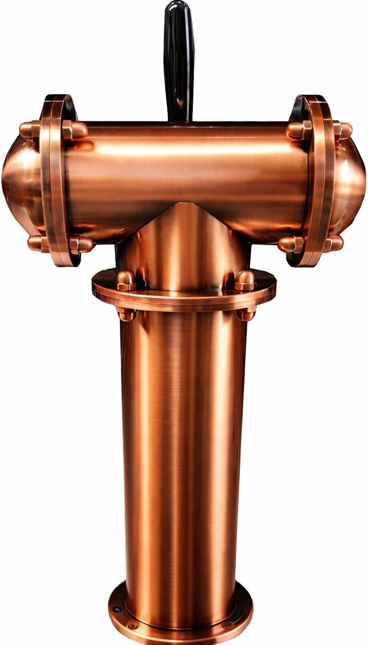 Gastrobedarf Westerbarkey Bier/Beer Schanksäule Zapfsäule Mr. T Bronze 1 leitig mit Schankhahn