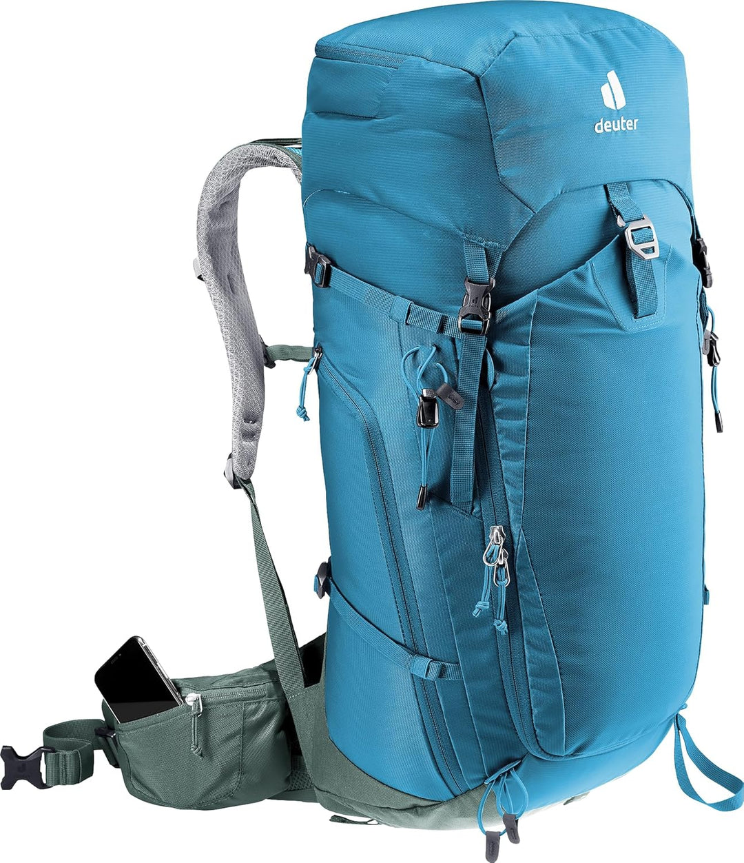 deuter Trail Pro 36 Klettersteig Wanderrucksack Wave-ivy, Wave-ivy