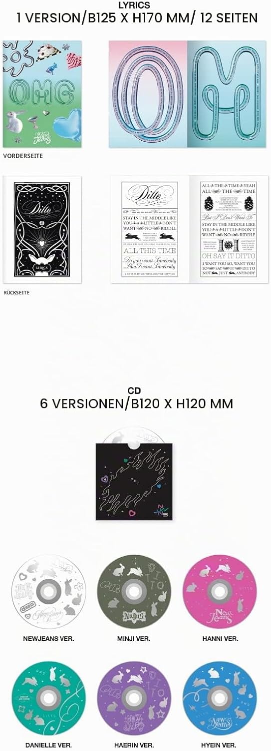 NewJeans - OMG [Message Card ver.] 1st Single Album+Store Gift (DANIELLE ver.), Danielle Ver.