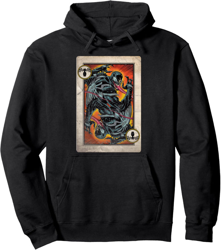 Marvel Venom Double Portrait Card Pullover Hoodie