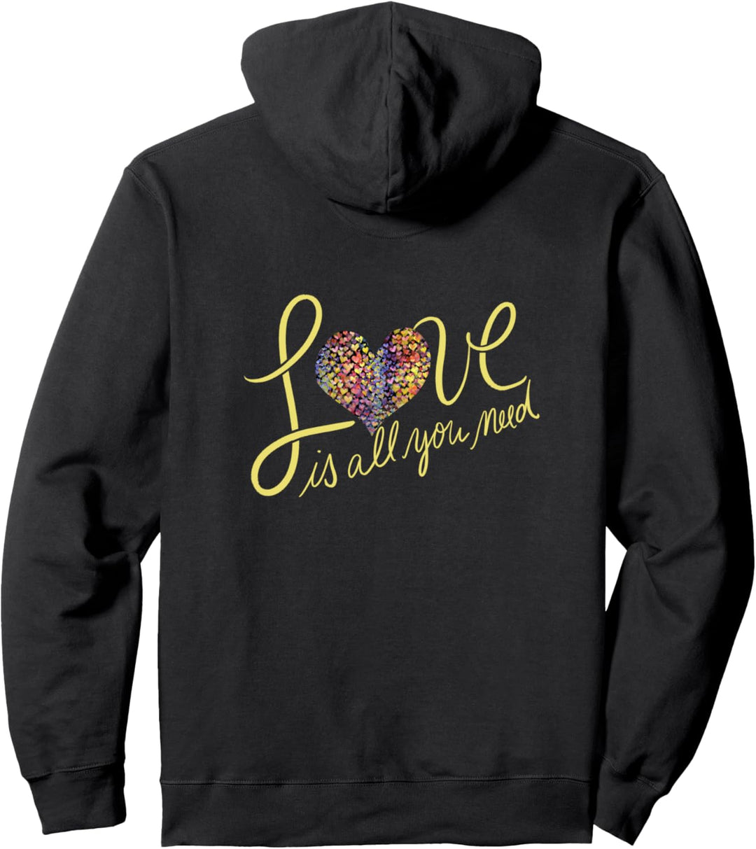 Rainbow love Heart Regenbogen lieben Herz Pullover Hoodie