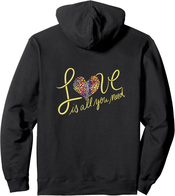 Rainbow love Heart Regenbogen lieben Herz Pullover Hoodie