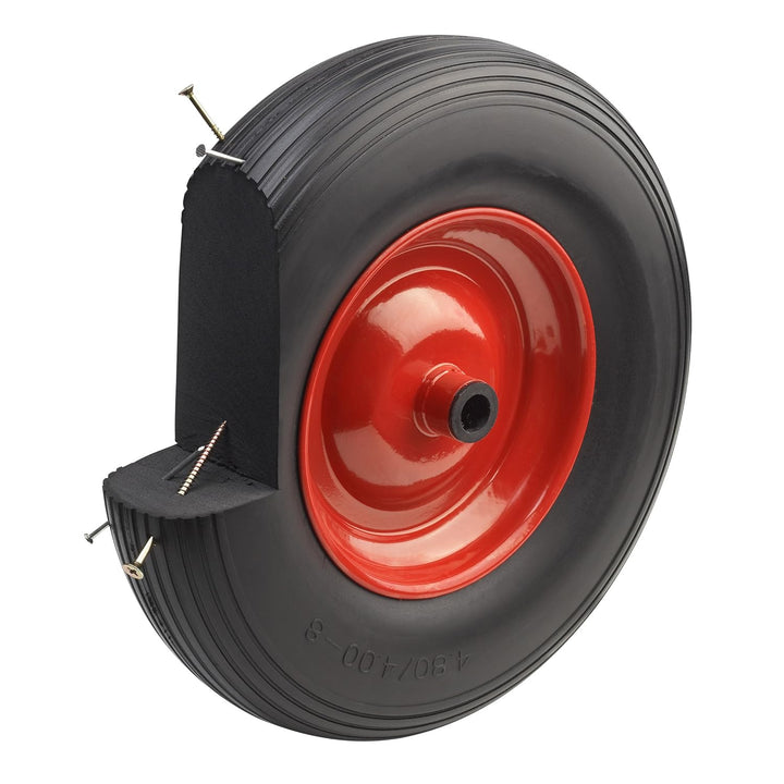 Metafranc Pannensicheres Rad Ø 400 mm - Stahl-Felge - Typ 4.80 / 4.00 - 8 - 100 kg Tragkraft - Rolle