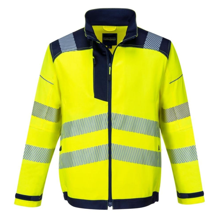 Portwest PW3 Warnschutzjacke, Grösse: XL, Farbe: Gelb/Schwarz, T500YBRXL
