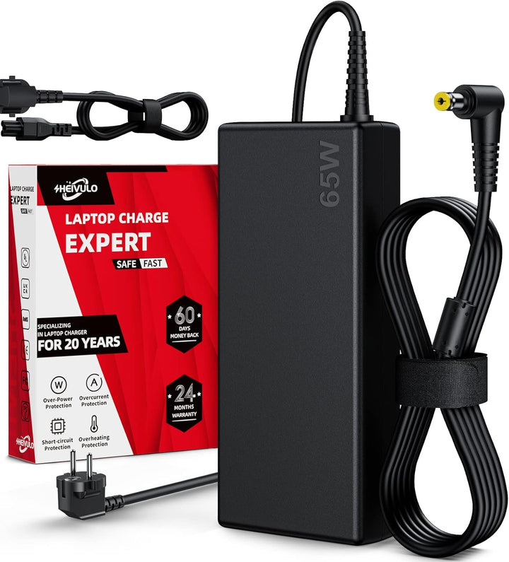 65W Laptop Netzteil ladekabel für Acer Ladegerät Aspire 5 E15 V5 V7 R3 R7 S3 E1 M5 Serie E5-575 5253