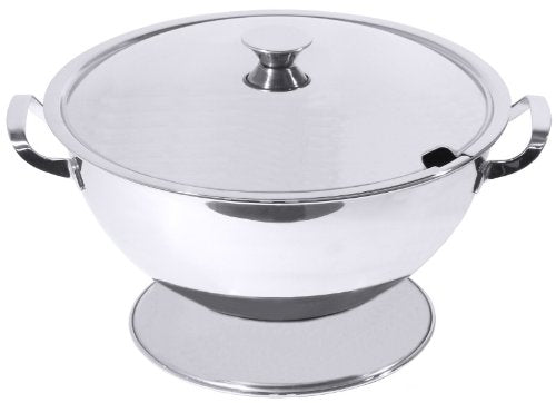 CONTACTO BANDER GMBH SUPPENTERRINE 1 L EDELSTAHL Ø 15, 5 CM, H 9, 5 CM