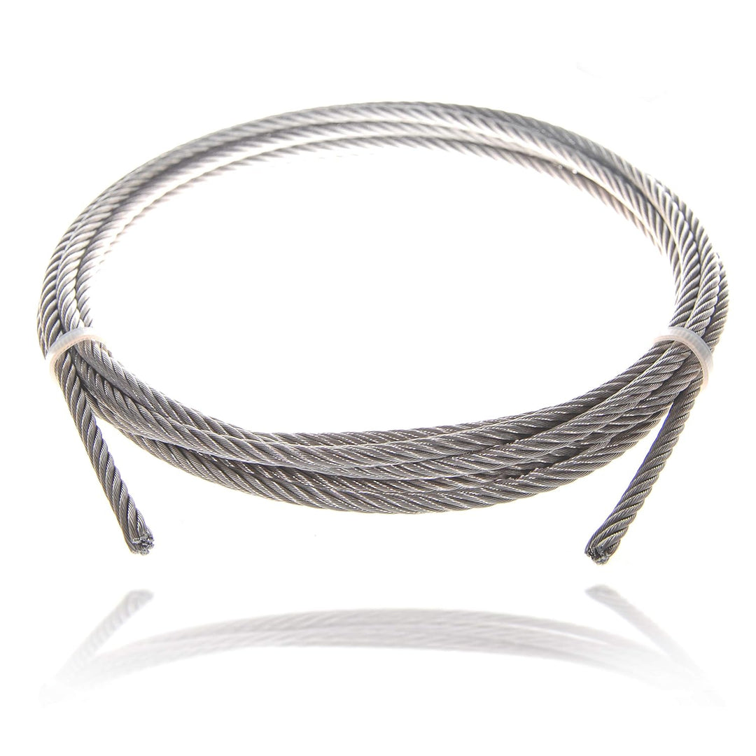 Drahtseile24 Edelstahlseil, Edelstahl Drahtseil, Edelstahldrahtseil V4A | 7x7 | 0,5mm Stärke | 200m