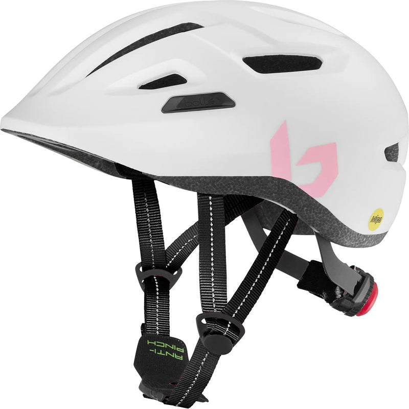 bollé - STANCE JR MIPS White Pearl S 51-55cm, Fahrradhelm, Small, Unisex Kinder