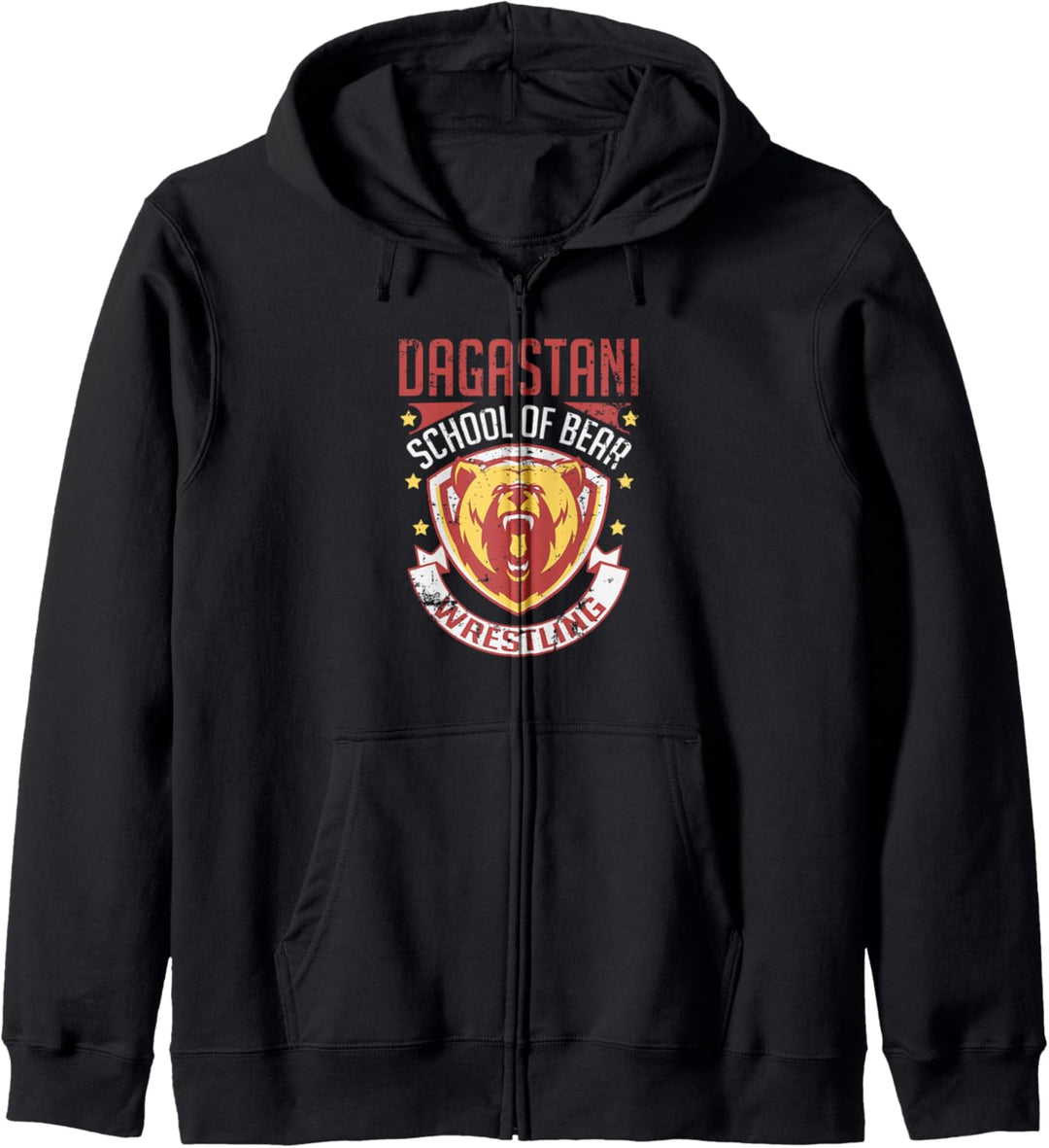 Dagastani Bear Wrestling Sambo MMA Grappling Workout Gift Kapuzenjacke