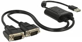 Delock USB 2.0 auf 2 x Seriell RS-232 Adapter