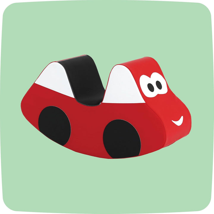 IGLU SOFT PLAY Schaukelpferd Kinder Schaukeltier Baby Schaukelspielzeug Spielzeug (Rot), Rot