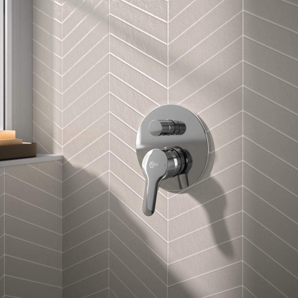 Ideal Standard A7185AA Alpha Einbau-Badewannenmischer, komplett verchromt