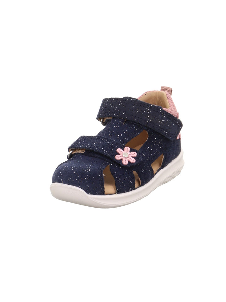 Superfit Mädchen Bumblebee Sandale 19 EU Blau Rosa 8000, 19 EU Blau Rosa 8000